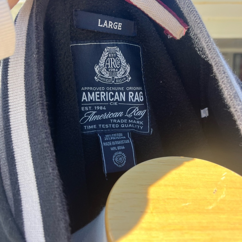 American Rag Black and White Varsity Jacket - Picture 6 of 6